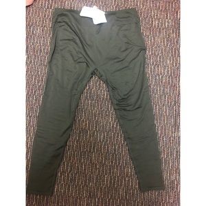 Fabletics Seamless Dark Olive Green Leggings XL